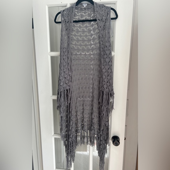 Kismet Sweaters - Grey Knit Cartigan